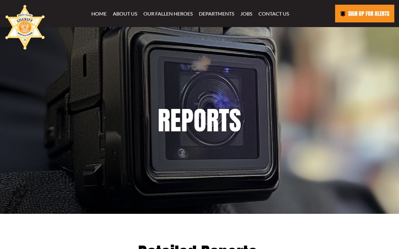 Iberville Parish same-day release records reports page